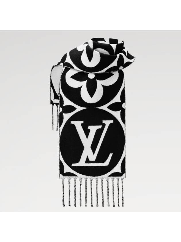 Medallion Scarf Women Black M79212 - LOUIS VUITTON - BALAAN 6