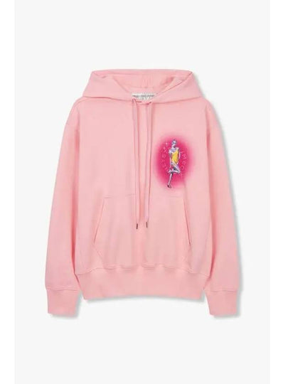 STELLA McCARTNEY SORAYAMA Robot Graphic Hooded Sweatshirt Pink - STELLA MCCARTNEY - BALAAN 1