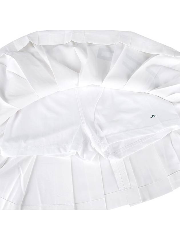 Women's Naomi Pleated Skirt White - J.LINDEBERG - BALAAN 10