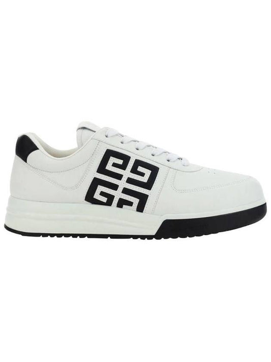 G4 Logo Calfskin Low-Top Sneakers Black White - GIVENCHY - BALAAN 1