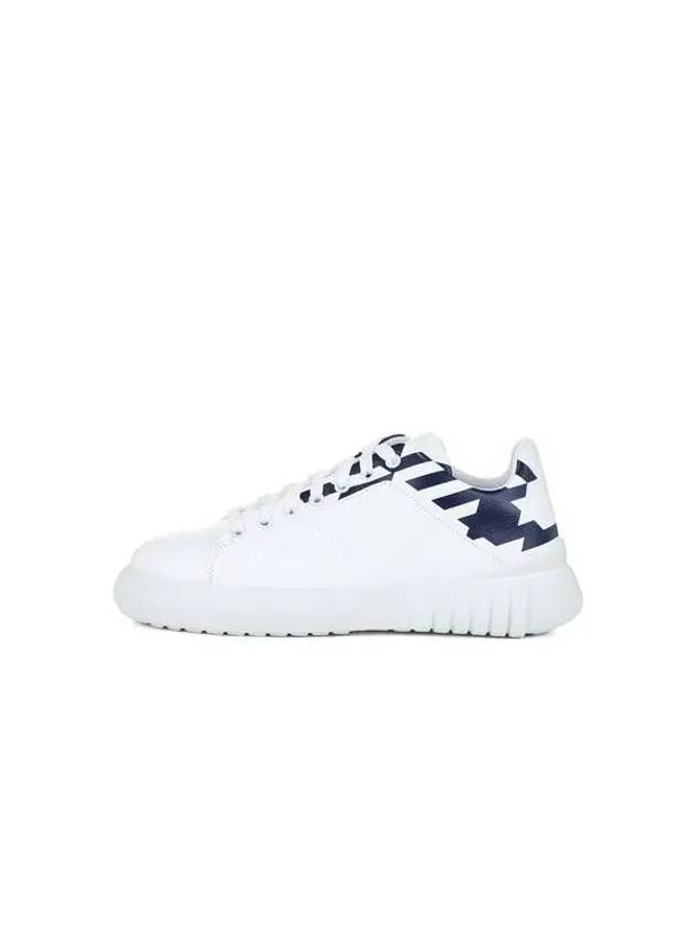 Women s Eagle Logo Print Sneakers White 270587 - EMPORIO ARMANI - BALAAN 1