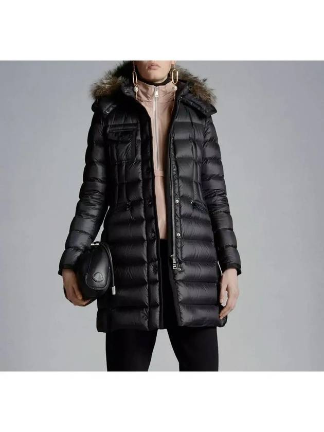 1C51601 53048 999 Women s HERMIFUR Black Fur Down Padding - MONCLER - BALAAN 3