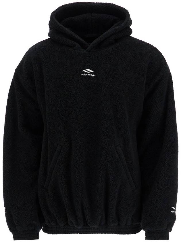 hooded fleece jacket with hood - BALENCIAGA - BALAAN 1