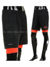 EA7 Layered Shorts Black - EMPORIO ARMANI - BALAAN 2