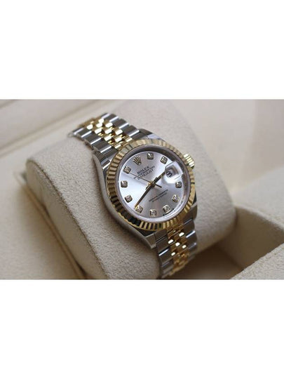 Dayjust 28 Silver 10p Yellow Gold Combi 279173 - ROLEX - BALAAN 2