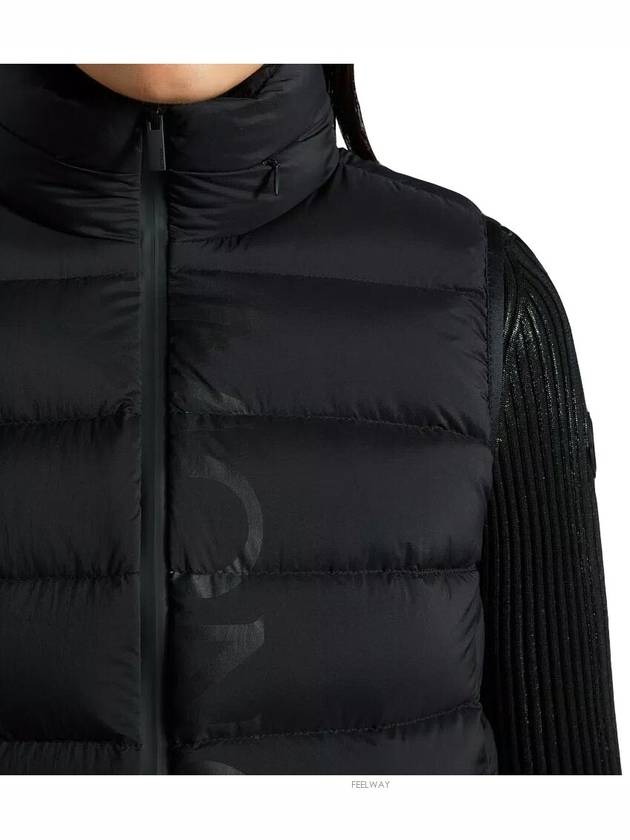 Cenis Logo Padding Vest Black - MONCLER - BALAAN 6