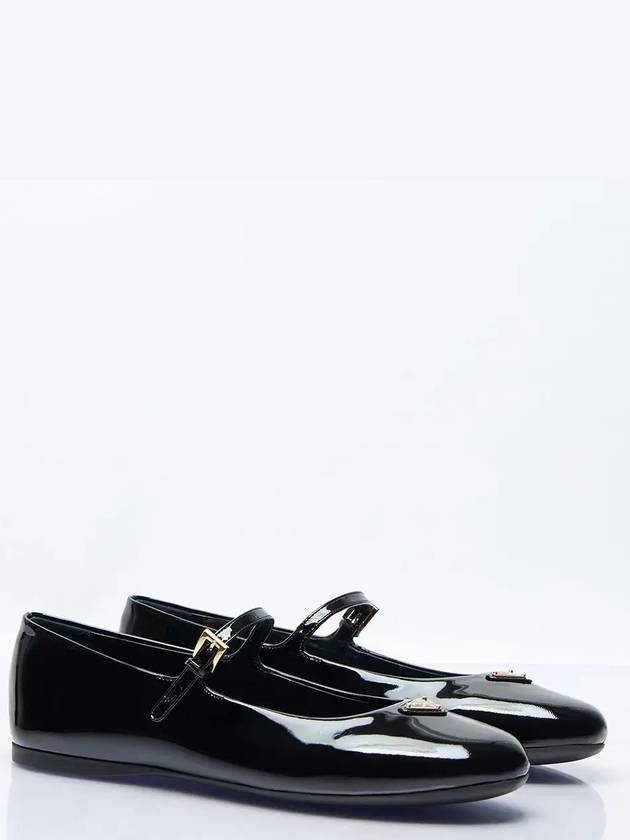 Patent Leather Ballerinas Black - PRADA - BALAAN 4