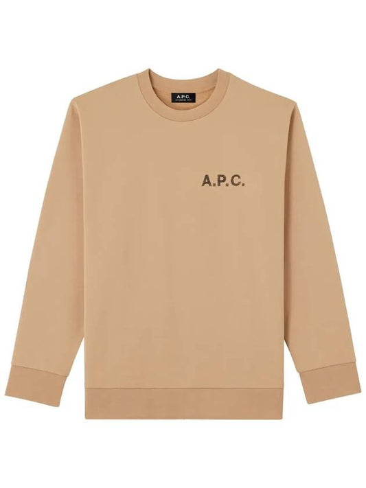 Men's Jimmy Print Sweatshirt Beige - A.P.C. - BALAAN.