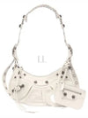 Le Cagole XS Lambskin Shoulder Bag White - BALENCIAGA - BALAAN 2