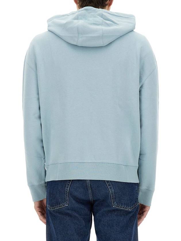 Bold Fox Head Patch Oversize Hoodie Blue - MAISON KITSUNE - BALAAN 4