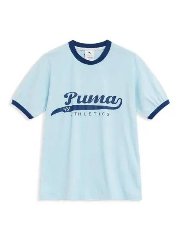 Baby Short Sleeve T-Shirt Silver Sky - PUMA - BALAAN 2