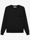 Fear of God Essentials The Core Collection Relaxed Crew Neck Sweatshirt Black Stretch Limo - FEAR OF GOD ESSENTIALS - BALAAN 3