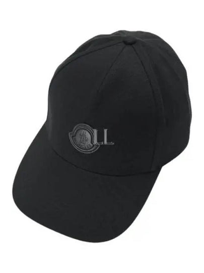 Gabardin Cotton Ball Cap Black - MONCLER - BALAAN 2