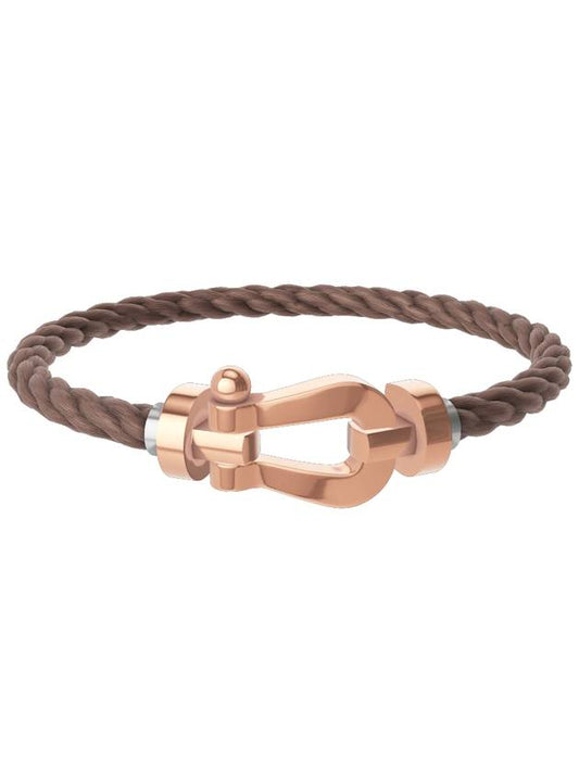 Force ten bracelet large pink gold taupe 0B0007 6B0297 - FRED - BALAAN 1