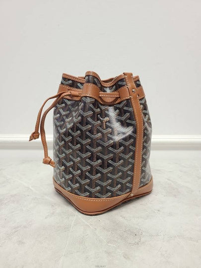 Used luxury goods Lewis It Black Tan Petit Flo Bucket Bag - GOYARD - BALAAN 2