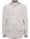 Flatt Nylon Goggle Over Long Sleeve Shirt Grey - CP COMPANY - BALAAN 3