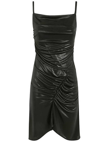 Marine Serre Regenerated Jersey Draped Pleated Dress Clothing - MARINE SERRE - BALAAN 1