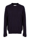 Women's Tabi Cuff Knit Top Navy - MAISON MARGIELA - BALAAN 1