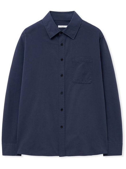 Essence Garment Washed Shirt DEEP NAVY - WEST GRAND BOULEVARD - BALAAN 1