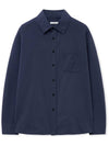 Essence Garment Washed Shirt DEEP NAVY - WEST GRAND BOULEVARD - BALAAN 2