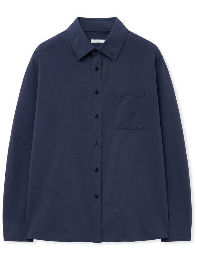 Essence Garment Washed Shirt DEEP NAVY - WEST GRAND BOULEVARD - BALAAN 2