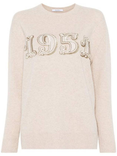 Plata Knit Top Ivory - MAX MARA - BALAAN 1