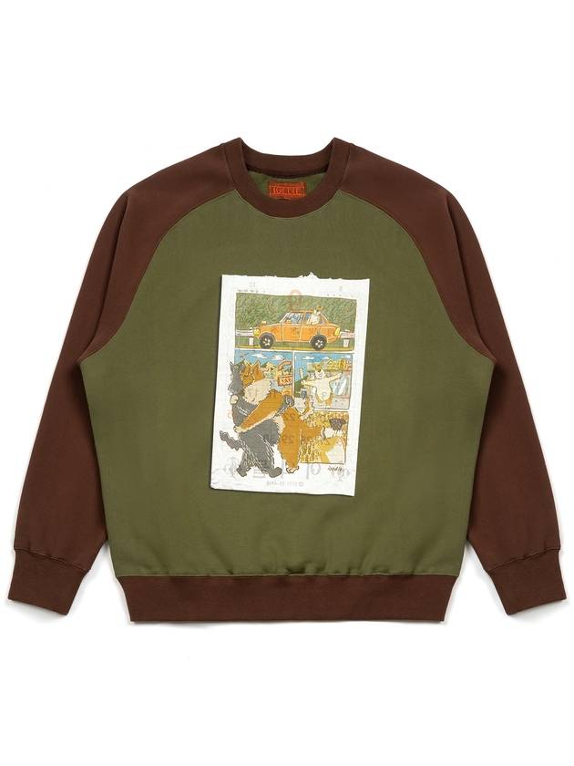 On the way to grandma s house Sweatshirt Green I5WE01GR - IOEDLE - BALAAN 2