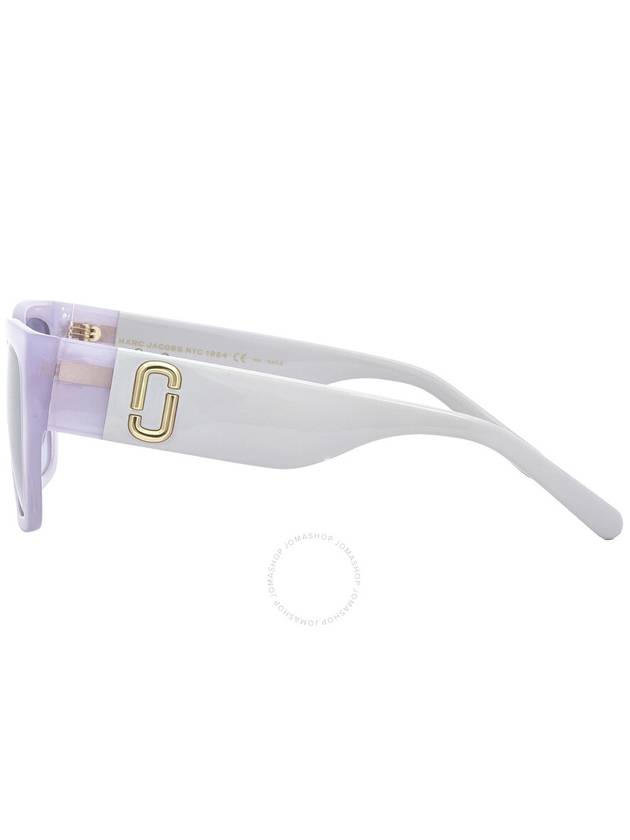 Marc Jacobs Violet Shaded Rectangular Ladies Sunglasses MARC 646/S 0B1P/DG 57 - MARC JACOBS - BALAAN 3