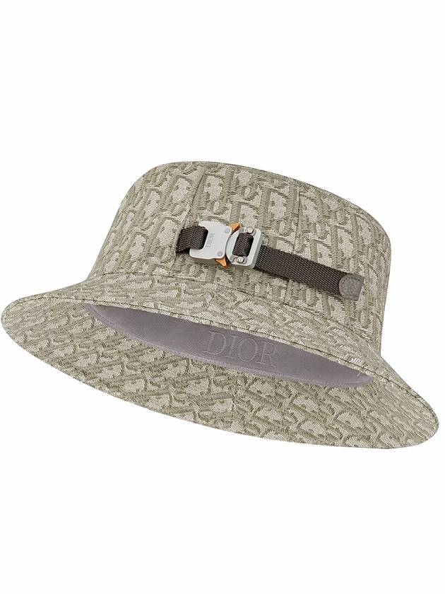 Oblig Technical Cotton Jacquard Bucket Hat Beige - DIOR - BALAAN 2