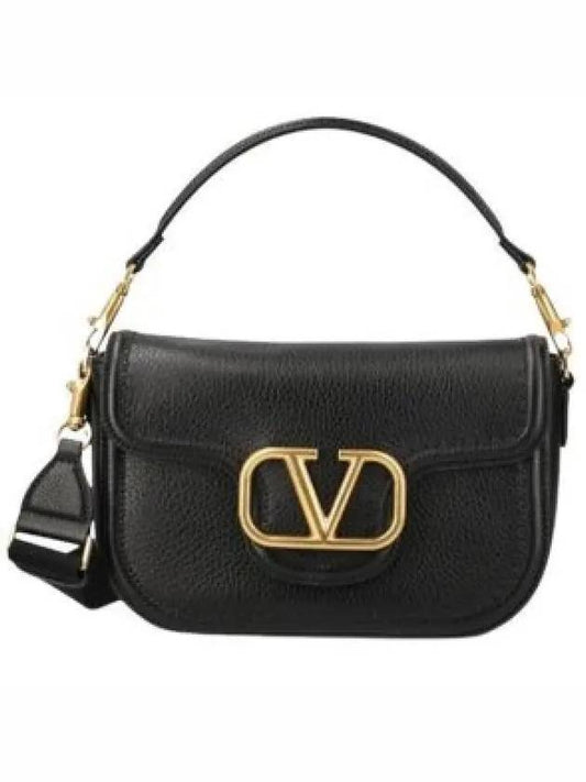 4W0B0N20 IMZ 0NO 4W2B0N20 All Time Soft Grain Calfskin Shoulder Bag 1300763 - VALENTINO - BALAAN 1