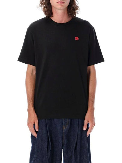 Boke Classic Cotton Short Sleeve T-Shirt Black - KENZO - BALAAN 2