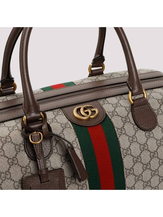 GG Supreme Web Band Duffel Bag Beige - GUCCI - BALAAN 6