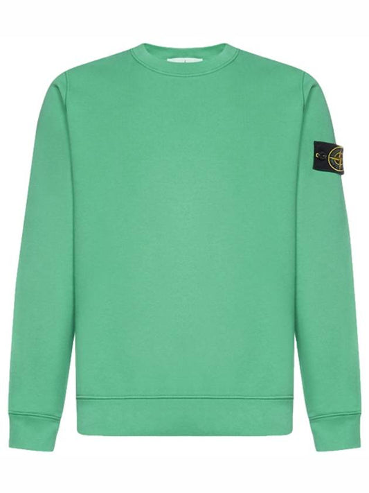 Wappen Patch Crewneck Sweatshirt Green - STONE ISLAND - BALAAN 2