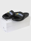 Men's Logo Printing Rubber Slippers Black - KENZO - BALAAN 9