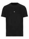 4G Logo Cotton Short Sleeve T-shirt Black - GIVENCHY - BALAAN 2