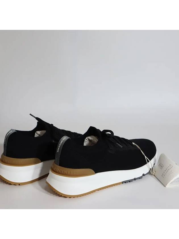 Knit Running Sneakers Black - BRUNELLO CUCINELLI - BALAAN 6