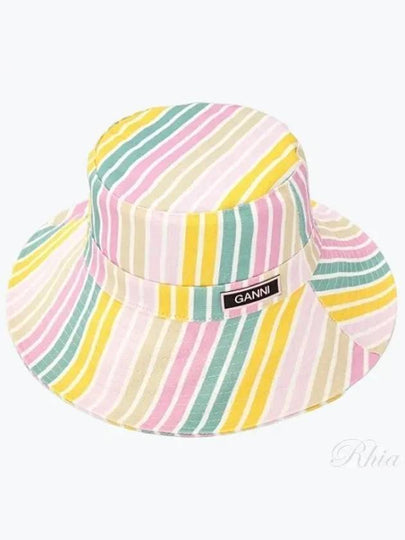 Striped Bucket Hat - GANNI - BALAAN 2