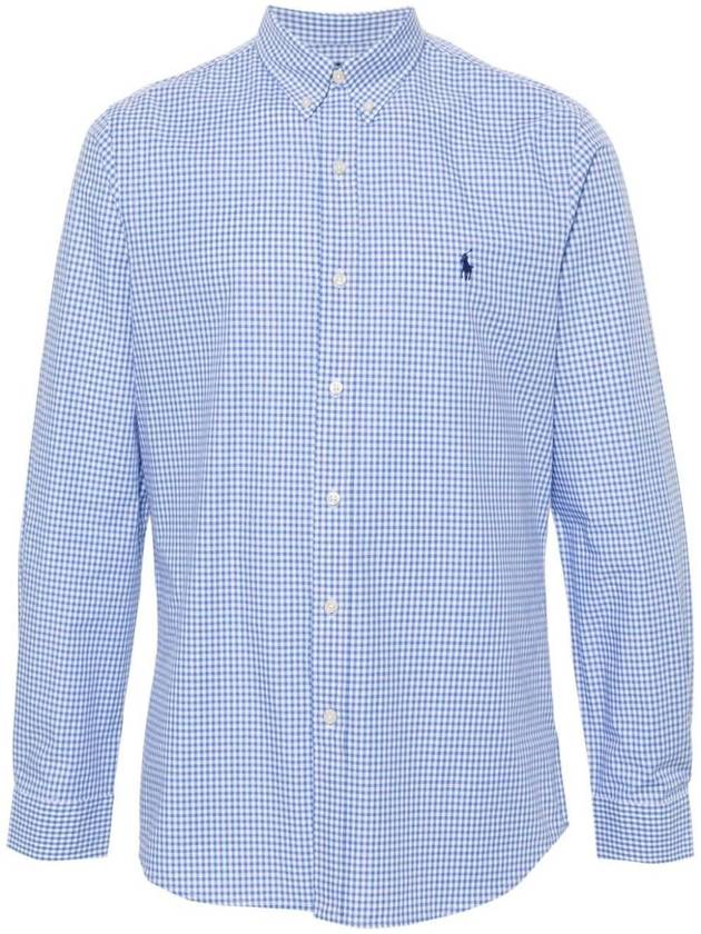 24 ss Check Sports Shirt 710928254004BLUEWHITECHECK B0031020054 - POLO RALPH LAUREN - BALAAN 2