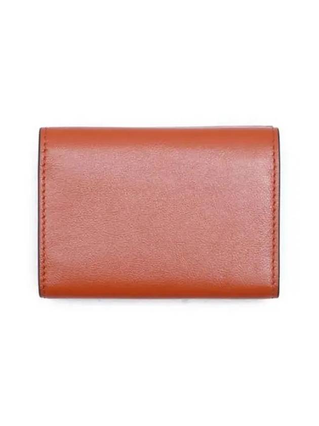 Logo Leather Half Wallet Brown - MARNI - BALAAN 3