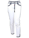 Strap Skinny Jeans White - DSQUARED2 - BALAAN 1