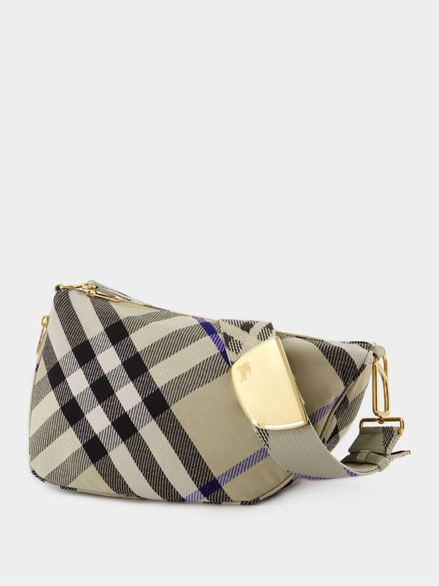 Shield Check Medium Cross Bag Beige - BURBERRY - BALAAN 3