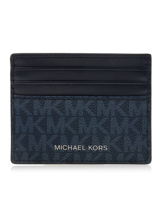 Men's Greyson Logo Card Wallet Black Navy - MICHAEL KORS - BALAAN 2