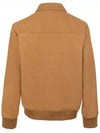 Gilles Embroidered Logo Blouson Jacket Caramel - A.P.C. - BALAAN 4