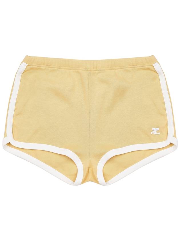 Women's Contrast Mini Shorts 124JSH037JS0070 B105 - COURREGES - BALAAN 10