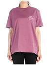 Pegasus Logo Cotton Short Sleeve T-Shirt Pink - ETRO - BALAAN 2