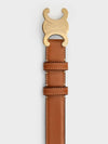 Triomphe Calfskin Medium Belt Tan - CELINE - BALAAN 2