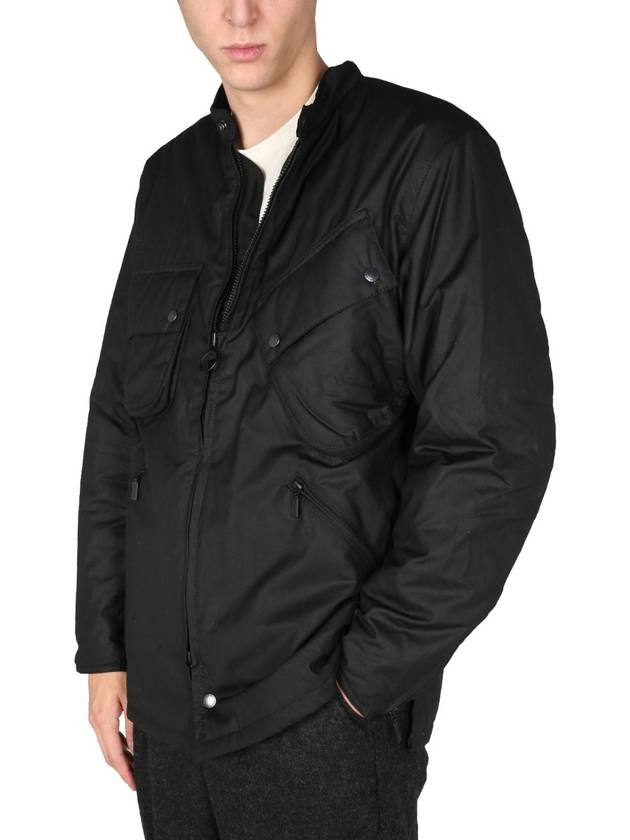 Harlem Wax Jacket Black - BARBOUR - BALAAN 5