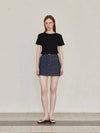 Waffle Half Crop T Black - LESEIZIEME - BALAAN 5