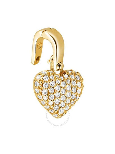 Michael Kors 4k Gold-plated Sterling Silver Pave Heart Charm - MICHAEL KORS - BALAAN 2