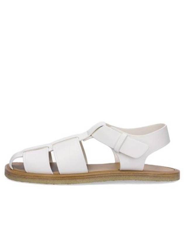 Fisherman Leather Sandal Milk - THE ROW - BALAAN 2